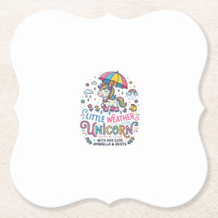 Einhorn Kleines Wetter Einhorn Trend-Shirt Grafik Untersetzer