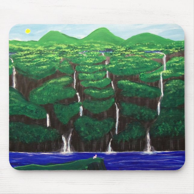 Einhorn-Klippen Mousepad (Vorne)
