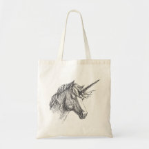 Einhorn-Knittertasche