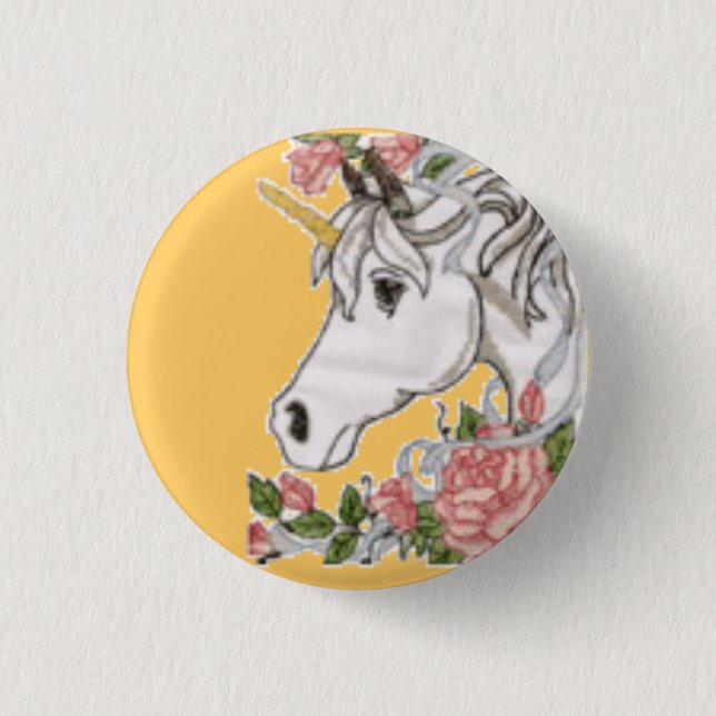 Einhorn-Knopf! 2 Button (Vorderseite)