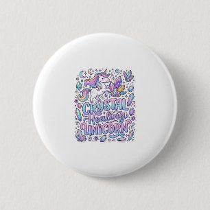 Einhorn Kristall Heilung Einhorn Geschenk Idee Vek Button