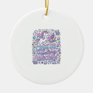 Einhorn Kristall Heilung Einhorn Geschenk Idee Vek Keramik Ornament