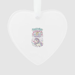 Einhorn Küsse und Regenbogen Wünsche Süße Pastell Ornament