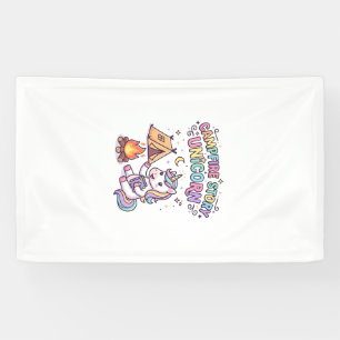 Einhorn-Lagerfeuergeschichte Einhorn-Verzauberung Banner