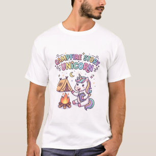 Einhorn-Lagerfeuergeschichte Einhorn-Verzauberung T-Shirt