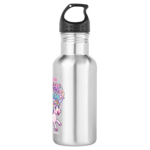Einhorn läuft auf Glitter und Täuschung Charmantes Edelstahlflasche