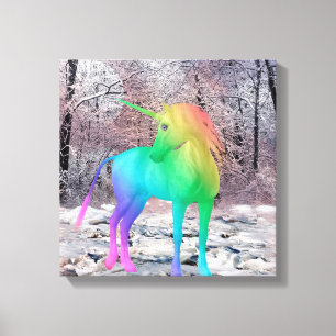Einhorn Leinwanddruck