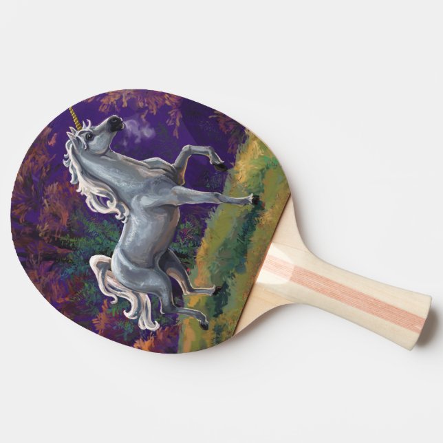 Einhorn-Lichtung Tischtennis Schläger (Seitenansicht)