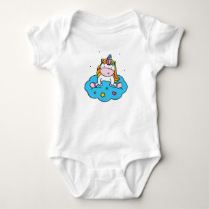 Einhorn-Liebe Baby Strampler