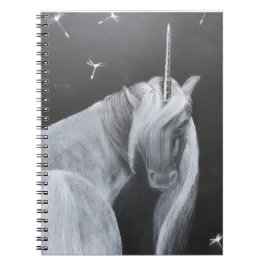 Einhorn & Löwenzahn Spiral-Foto-Notizbuch Notizblock