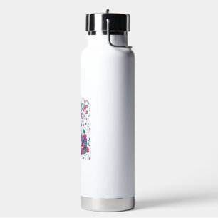 Einhorn Macaron Magie Farbige Marktplatz Kunst Trinkflasche