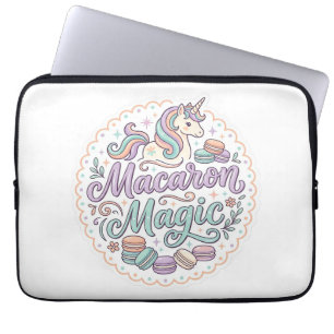 Einhorn Macaron Magie Whimsical T-Shirt Design_1 Laptopschutzhülle