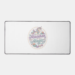 Einhorn Macaron Magie Whimsical T-Shirt Design_1 Schreibtischunterlage