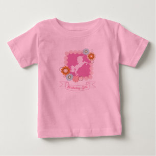 Einhorn-Mädchen-Geburtstagsfeier Baby T-shirt