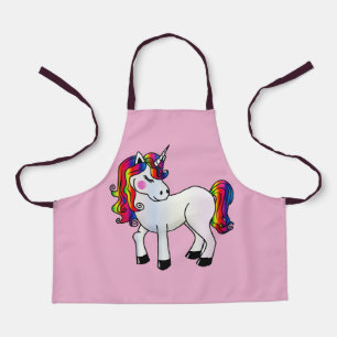 EINHORN-MÄDCHEN-KINDER-KÜCHENSCHÜRZE SCHÜRZE
