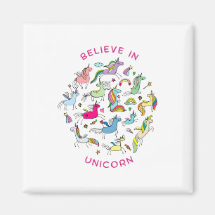 Einhorn Magie Kawaii Magnet