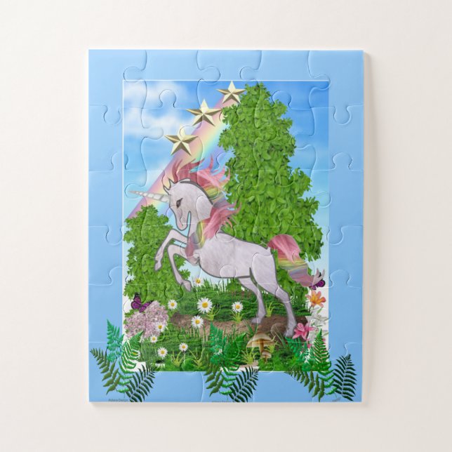 Einhorn-Magie-Puzzle (Vertikal)