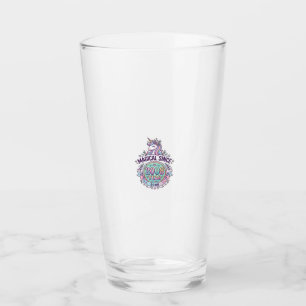 Einhorn Magisch Seit Jahr Grafikdesign Zazzle D Glas