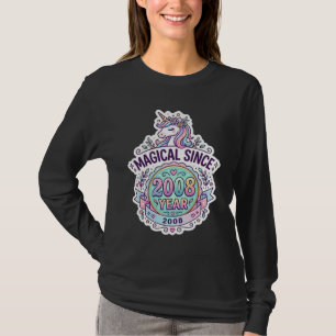 Einhorn Magisch Seit Jahr Grafikdesign Zazzle D T-Shirt