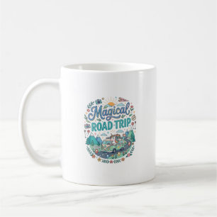 Einhorn Magische Reise Druckfertige POD Kunst_ Kaffeetasse