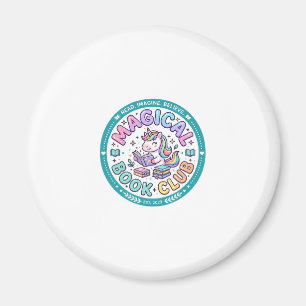 Einhorn Magischer Buchclub Lustiges Shirt Grafik_1 Magnet