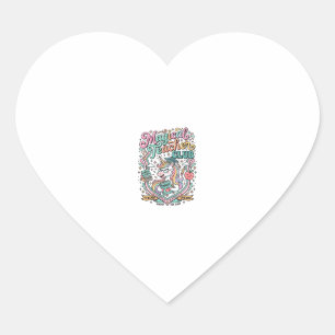 Einhorn Magischer Lehrer Club Kawaii Marktplatz Ar Herz-Aufkleber