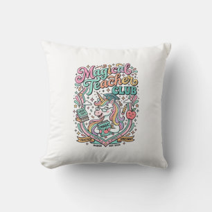 Einhorn Magischer Lehrer Club Kawaii Marktplatz Ar Kissen