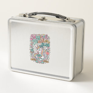 Einhorn Magischer Lehrer Club Kawaii Marktplatz Ar Metall Brotdose