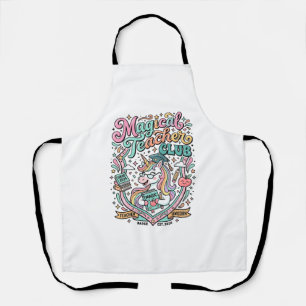 Einhorn Magischer Lehrer Club Kawaii Marktplatz Ar Schürze