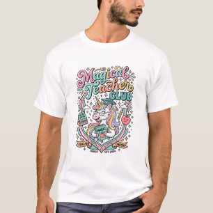 Einhorn Magischer Lehrer Club Kawaii Marktplatz Ar T-Shirt