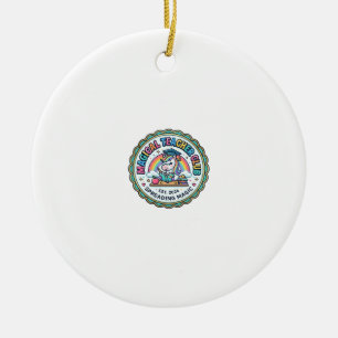 Einhorn Magischer Lehrer Club Lustiges Süßes Gesch Keramik Ornament
