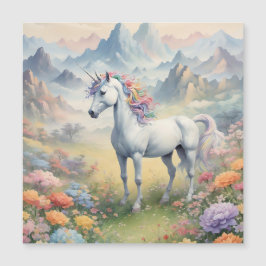 Einhorn-Magnetkarte Magnetkarte