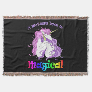 Einhorn Mama Eine Mütter Liebe ist magisch Decke