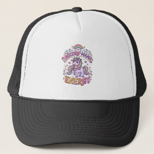 Einhorn Mama Energie Buntes Zazzle Design_1 Truckerkappe