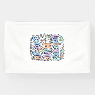 Einhorn Mama Energie Kawaii Vektor Design_1 Banner