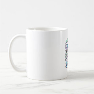 Einhorn Mama Energie Kawaii Vektordesign_1 Kaffeetasse
