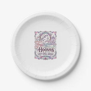 Einhorn Märchen Hufe Original Merch Design_1 Pappteller