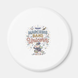 Einhorn-Marschkapelle Einhorn-Druckfertiger Marktp Magnet
