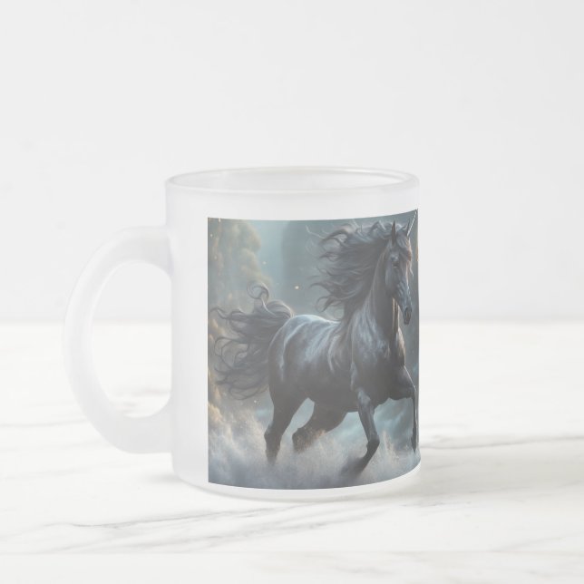 Einhorn Mattglastasse (Links)