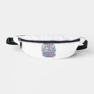 Einhorn Meerjungfrau Einhorn Lagune Grafikdesign Z Bauchtasche