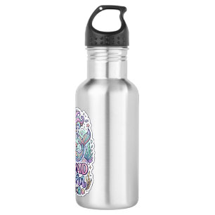 Einhorn Meerjungfrau Einhorn Lagune Grafikdesign Z Edelstahlflasche