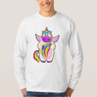 Einhorn mit bunten Haaren