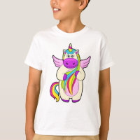 Einhorn mit bunten Haaren