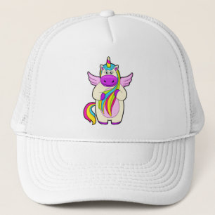 Einhorn mit bunten Haaren Truckerkappe