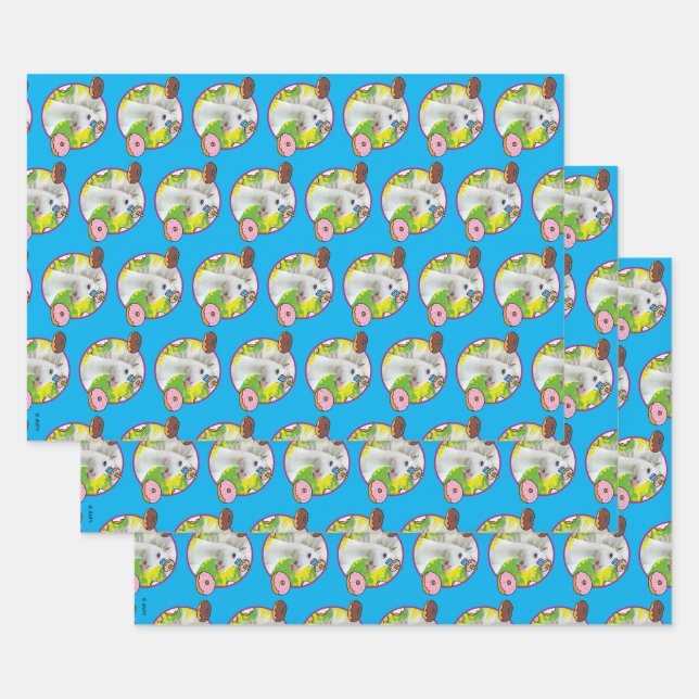 Einhorn mit Donuts Geschenkpapier Set (Set)