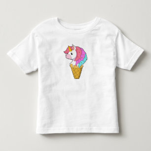 Einhorn mit Eiscreme Kleinkind T-shirt