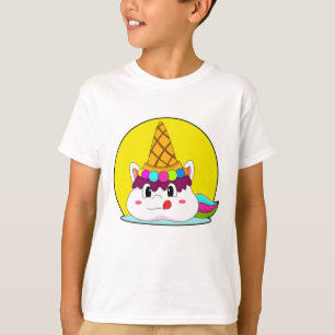 Einhorn mit Eistüte T-Shirt