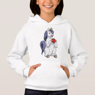 Einhorn mit Erdbeerobst Hoodie