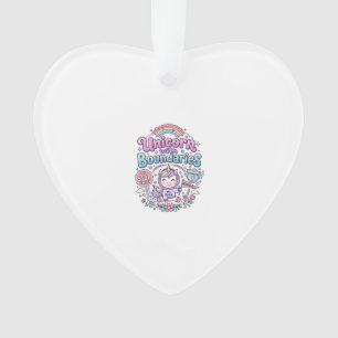 Einhorn mit Grenzen Charmante Bekleidung Grafik_1 Ornament