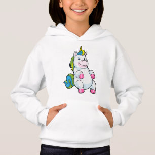Einhorn mit großem Bauch Hoodie